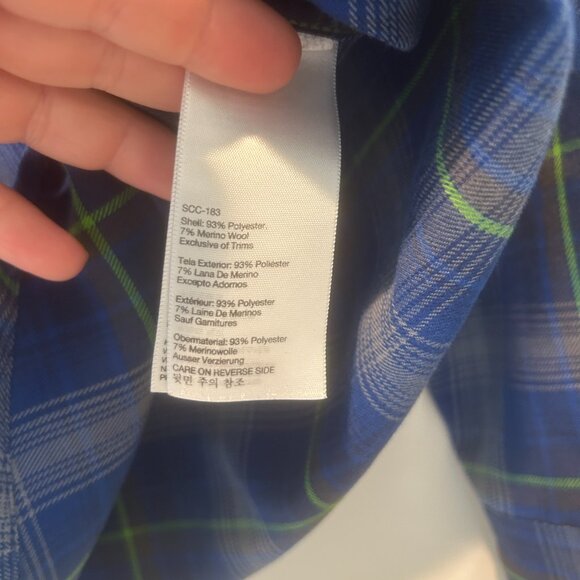 Marmot Men’s Large Long Sleeve Plaid Button Down Shirt SCC-183 - Picture 5 of 6